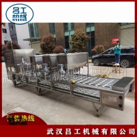 麻辣虾尾铝箔盒自动灌装封口机 潜江小龙虾航空铝自动封盖机