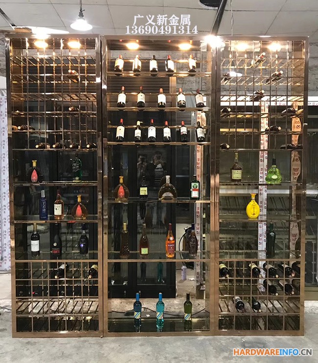 金属酒窖酒架酒柜定制家装不锈钢酒柜酒架