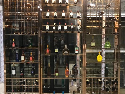 金属酒窖酒架酒柜定制家装不锈钢酒柜酒架