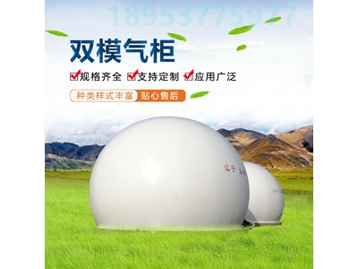 独立式双膜储气柜 沼气贮气设备 双膜沼气柜市场供应