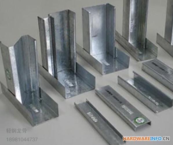 西宁高强轻质轻钢龙骨吊顶骨架龙骨U型加厚材料