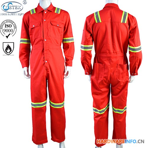 全棉直贡阻燃连体服