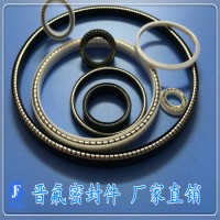 泛塞封 聚四氟乙烯耐高温弹簧张力密封圈