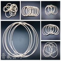 PEEK凹面垫圈 聚醚醚酮耐高压垫圈 斜开口45°