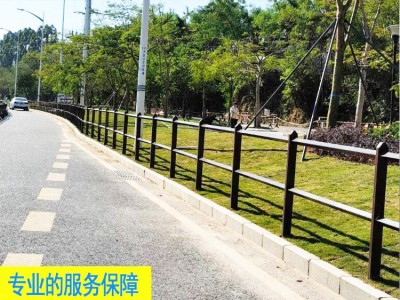 珠海黑色市政栏杆厂家直销 惠州甲型人行道护栏 韶关德式隔离栏