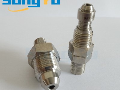 NPT螺纹超高压转换接头液压接头不锈钢螺纹高压堵头​