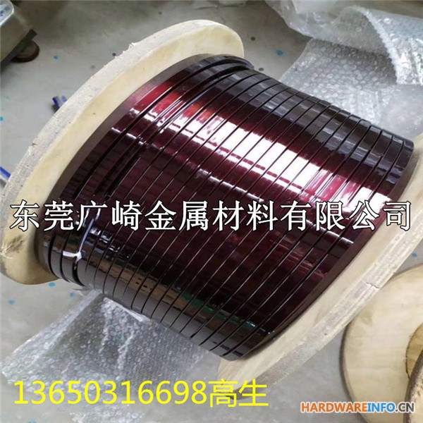 180级漆包扁铜线聚酯亚胺 聚氨酯180级漆包扁铜线