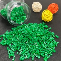 绿色色母粒彩色塑料颗粒耐高温塑胶树脂着色用混合物粒