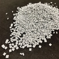 浅灰色母粒树脂着色用混合物彩色塑料颗粒耐高温塑胶粒