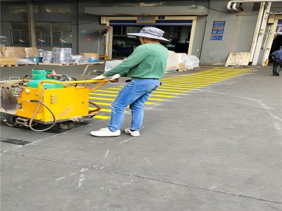 张家港厂区内部标线 太仓地面交通标线 苏州工厂画线