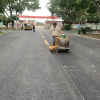 常熟消防标志车道画线一米价格 苏州黄线网格线热熔划线价格