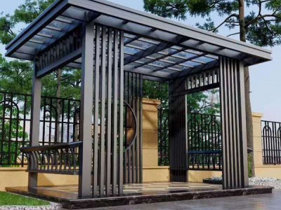 新中式铝合金凉亭生产厂家，河北公园铝合金凉亭厂家