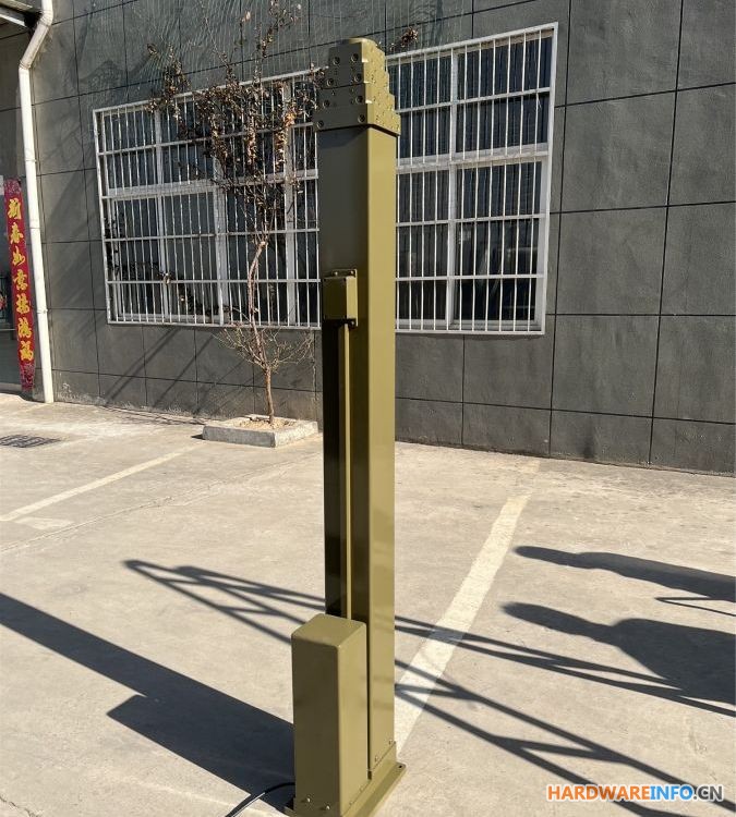 自立式手动避雷针 电动碳纤维升降针 快装式碳升降杆