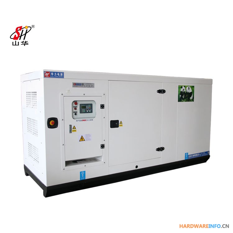 华力静音式柴油发电机组150KW 低噪音备用电源