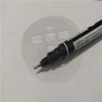 TJ石英玻璃菱形孔蓝宝石玻璃激光钻孔盲孔加工