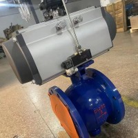 气动碳钢V型球阀-v型法兰球阀哈根斯中外合资