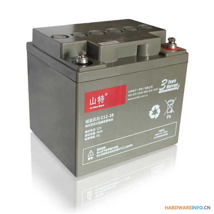 山特蓄电池12v38ah-山特C12-38ups直流屏蓄电池