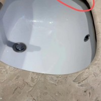 上海台盆裂缝修补，台盆发裂是否能修补、陶瓷台盆修补、维修服务