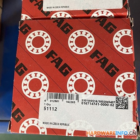 安徽捷越FAG推力深沟球轴承51112砂石骨料