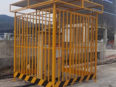 配电箱防护棚 建筑施工电箱防护棚 电箱防护围栏红白电箱防护棚