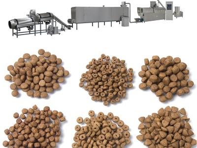 时产5吨膨化宠物食品生产线设备 适用狗粮猫粮鱼虾饲料兔粮