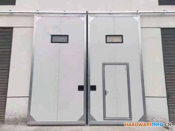 企业工厂车间厂房工业推拉门河北任丘生产厂家