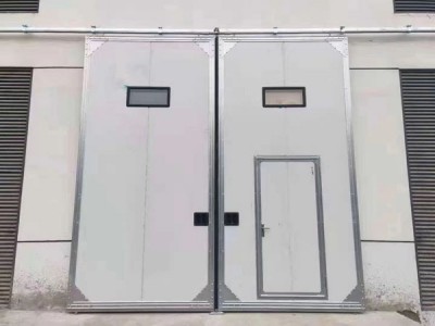 企业工厂车间厂房工业推拉门河北任丘生产厂家