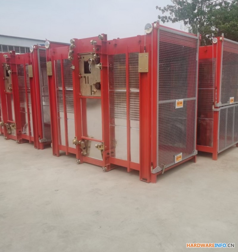 双笼升降货梯 提升吊笼建筑施工电梯 济南恒义建筑机械HY