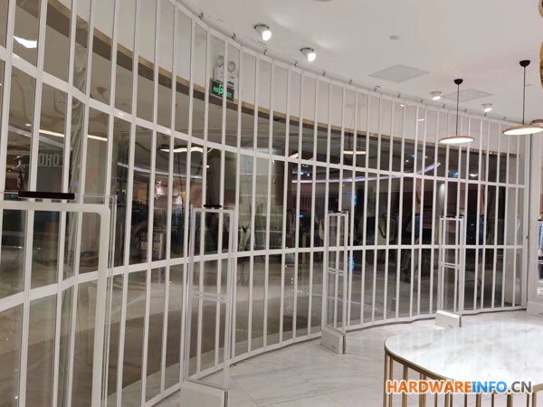 铝合金水晶卷帘门任丘厂家,商城水晶门任丘生产厂家