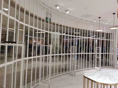铝合金水晶卷帘门任丘厂家,商城水晶门任丘生产厂家