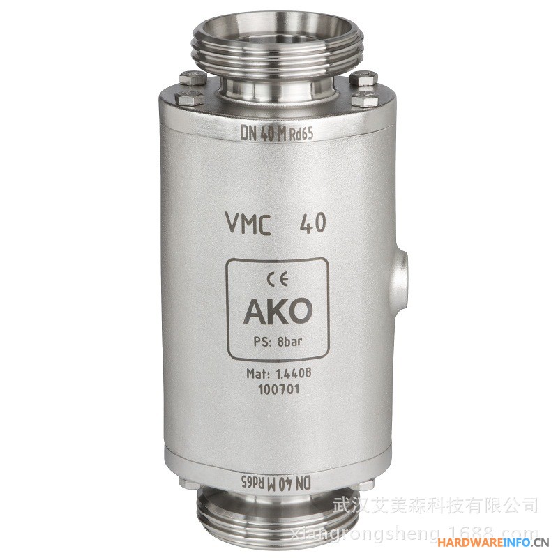 德国AKO VMC气动管囊阀-螺纹连接