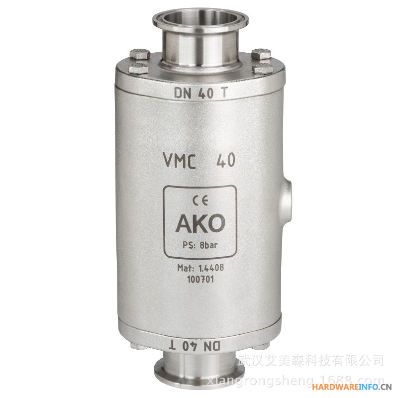 德国AKO VMC气动管囊阀-卡箍连接