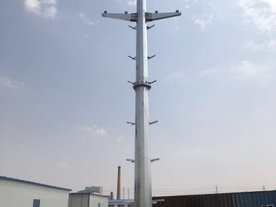 河北电力钢管杆 地脚螺栓 电力钢管塔 电力钢桩基础