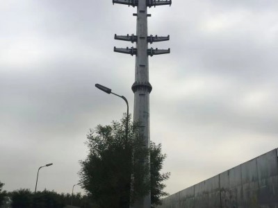河北杭工地脚螺栓 电力钢管塔 钢杆厂家 电力钢管杆