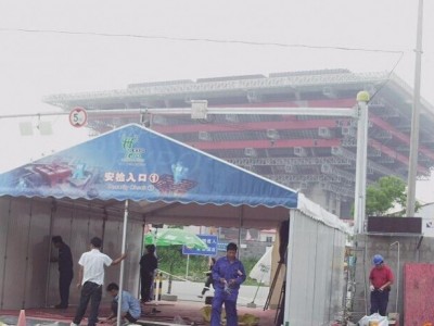 租赁安检棚 出租大型展会安检大棚 亚太篷房制造公司
