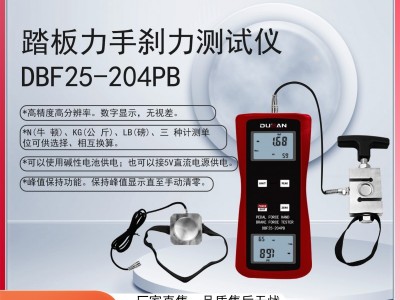 踏板力手刹力测试仪 DBF25-204PB
