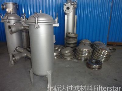研磨RO前级袋式过滤器喷漆污水处理不锈钢液体过滤器